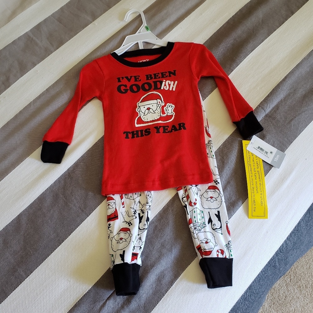 New 18 month Christmas pajamas